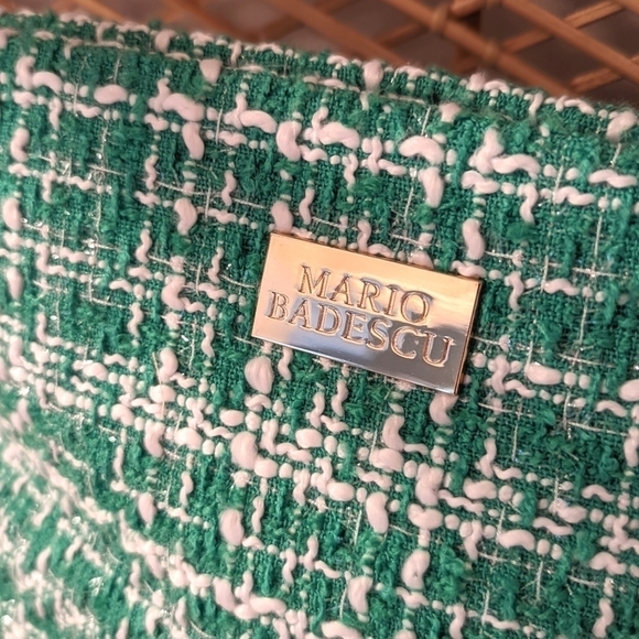 Mario Badescu Mini Mist Facial Spray Kit with Green White Woven Cosmetic Bag NEW - Picture 9 of 14